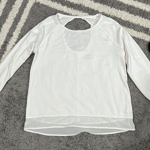Athletic Long Sleeve Shirt (open back)